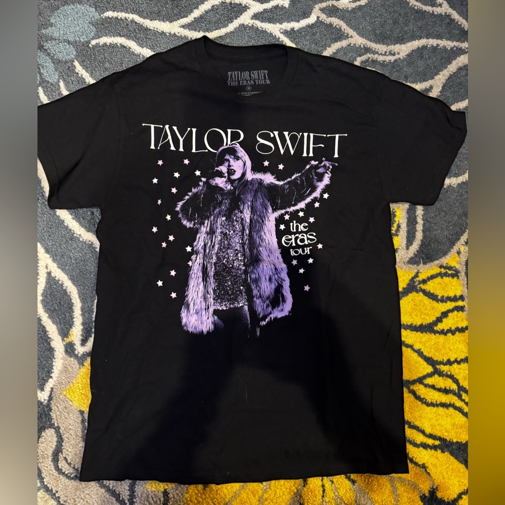 Taylor Swift The Eras Tour Black T-Shirt Size M